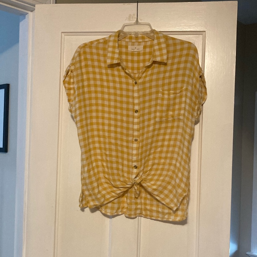 Thread and Supply yellow gingham